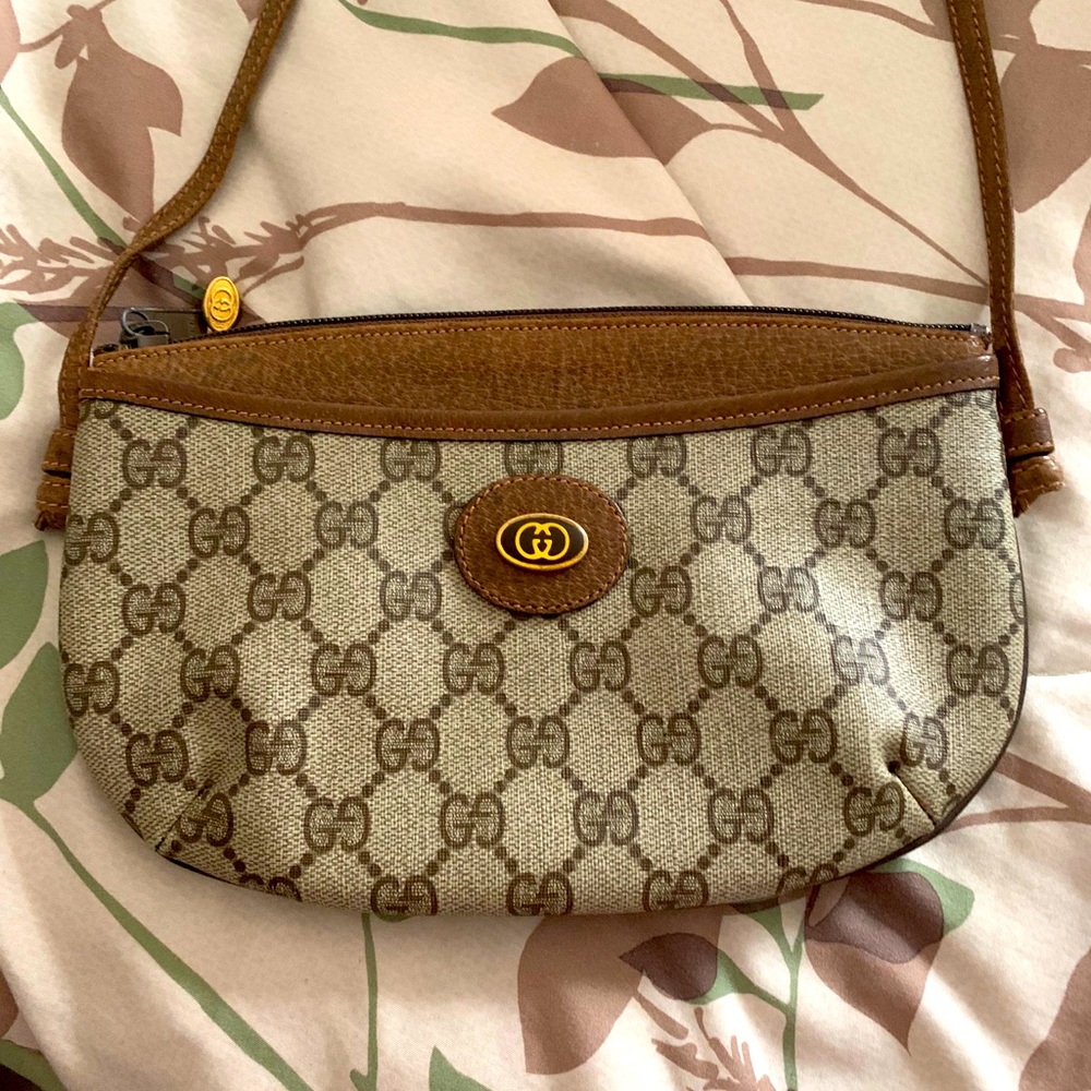 Gucci Brown GG Supreme Small Crossbody
